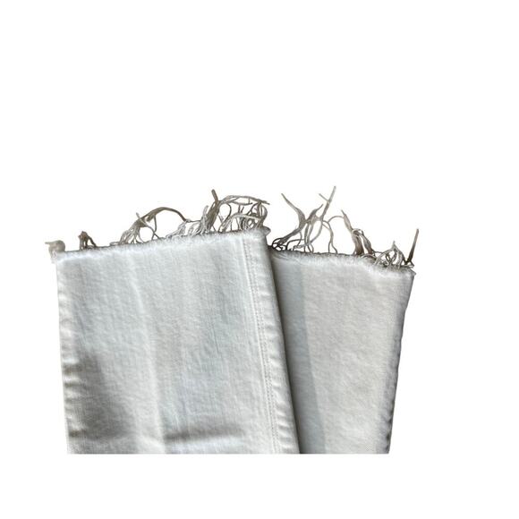 FRAME Le Sylvie Crop White Distressed Skinny Jean, Women's size 24, NWOT - Picture 9 of 11